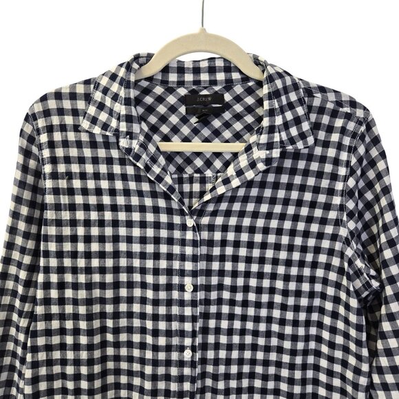 J. Crew Picnic Print Boy Button Down Shirt Size 10 - Picture 4 of 6